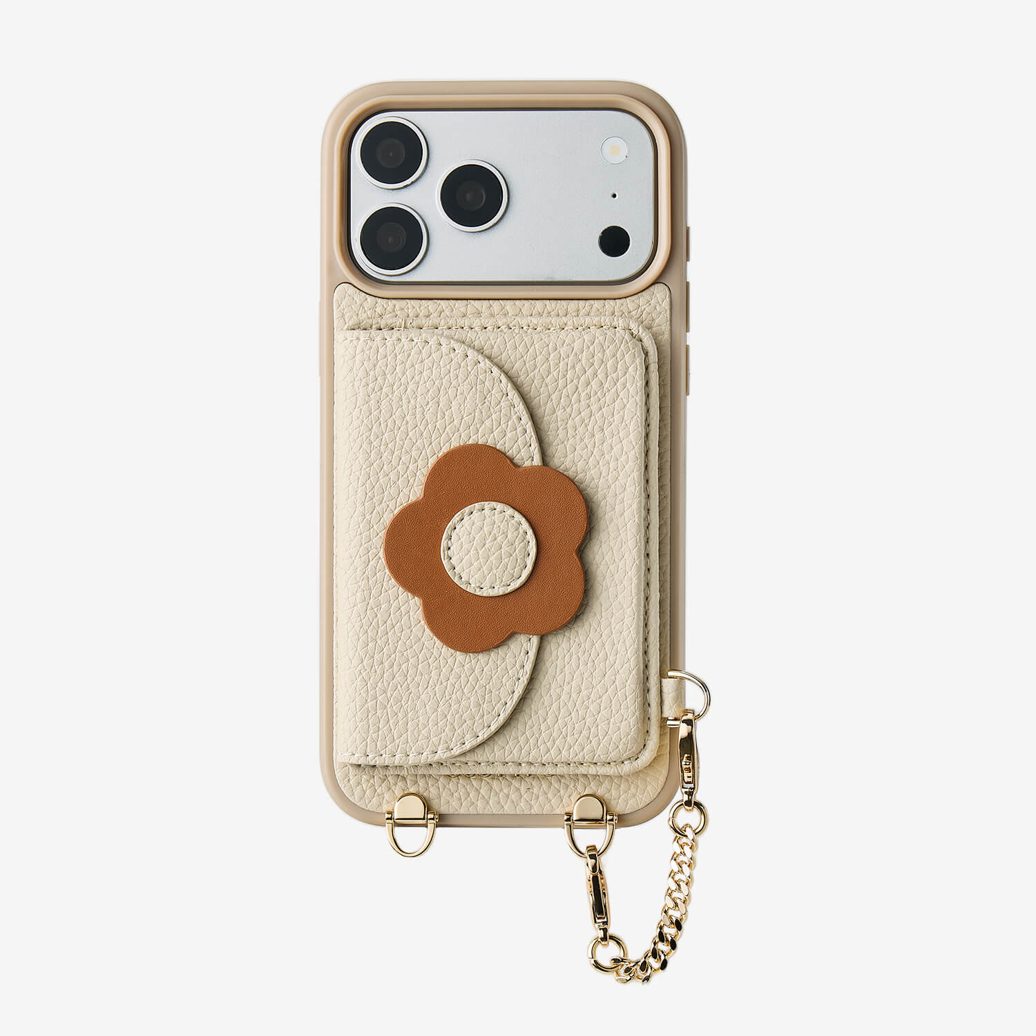 ブルームパル - レザークロスボディスマホケース（スリムウォレット付き）