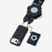 Bloom Pal- Crossbody Phone Case with Airpods Pouch & Wallet-Mobile Phone Cases-Custype