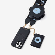 Bloom Pal- Crossbody Phone Case with Airpods Pouch & Wallet-Mobile Phone Cases-Custype