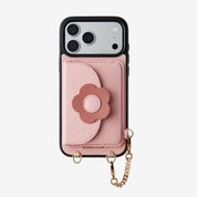 ブルームパル - レザークロスボディスマホケース（スリムウォレット付き）