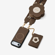 Bloom Pal- Crossbody Phone Case with Airpods Pouch & Wallet-Mobile Phone Cases-Custype