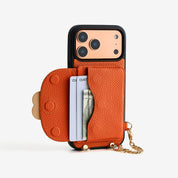 ブルームパル - レザークロスボディスマホケース（スリムウォレット付き）