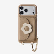 ブルームパル - レザークロスボディスマホケース（スリムウォレット付き）