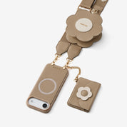 Bloom Pal- Crossbody Phone Case with Airpods Pouch & Wallet-Mobile Phone Cases-Custype