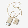 Allure Chain Series- Lanyard Magnetic Wallet Phone Case with Finger Holder