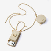 Allure Chain Series- Wallet Phone Case with Chain & Stand