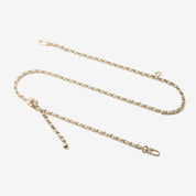 エレガントな調節可能なチェーンレザーショルダーストラップ - ライチ