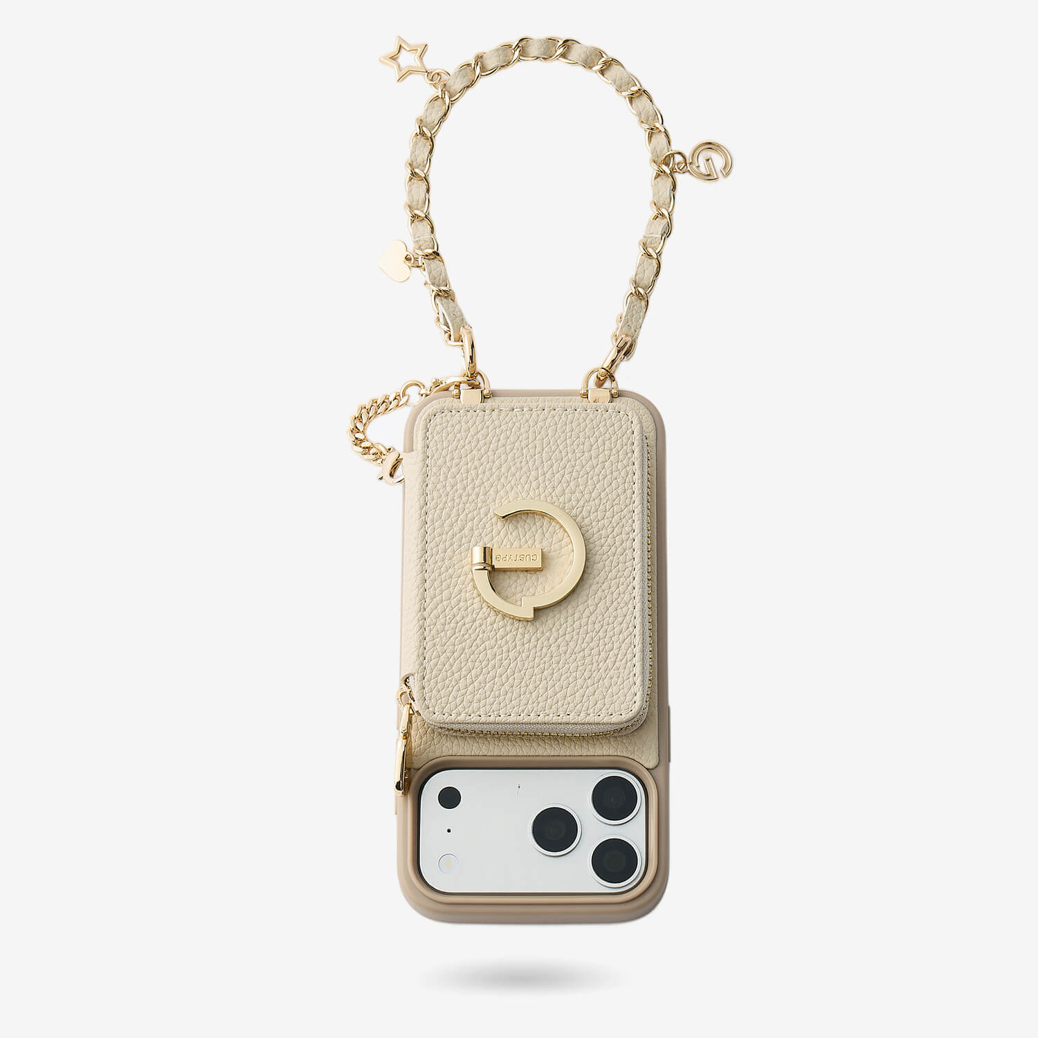 Allure Chain Series- Lanyard Magnetic Wallet Phone Case with