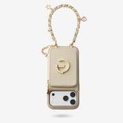 Allure Chain Series- Wallet Phone Case with Chain & Stand