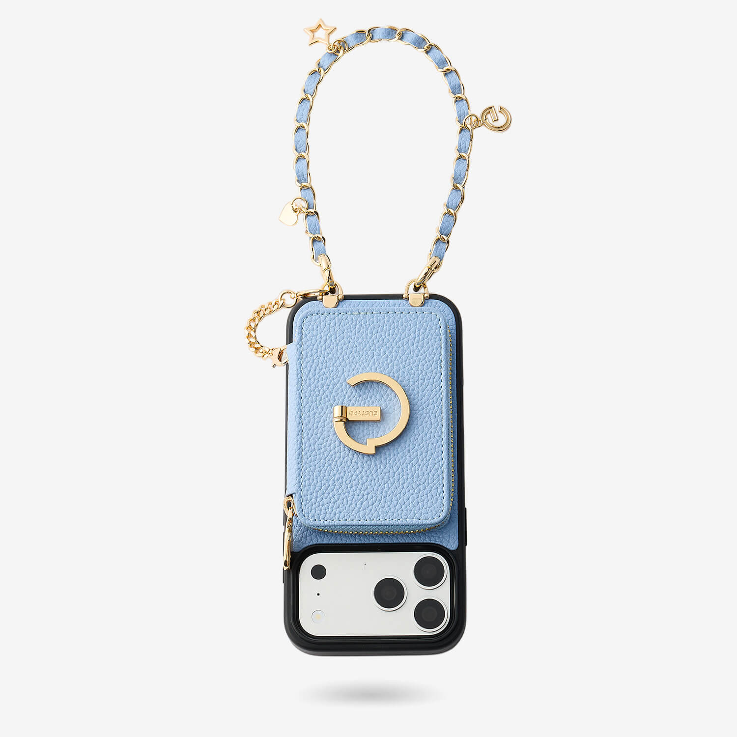 Allure Chain Series- Wallet Phone Case with Chain & Stand-Custype