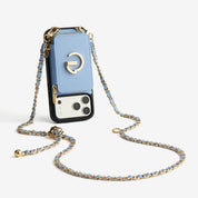 Allure Chain Series- Wallet Phone Case with Chain & Stand