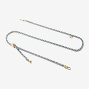 エレガントな調節可能なチェーンレザーショルダーストラップ - ライチ