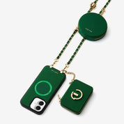 Allure Chain Series- Wallet Phone Case with Chain & Stand