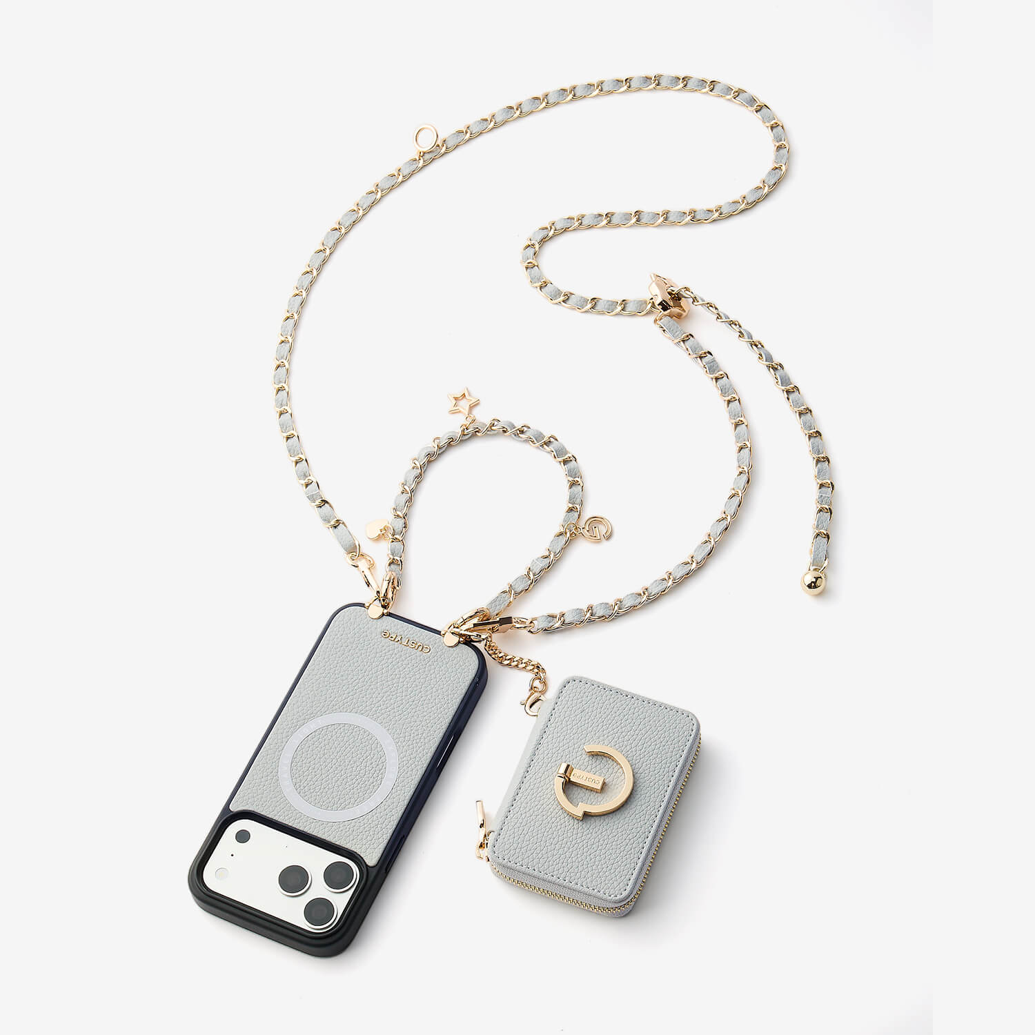 Morandi Grace Kit- Phone Case with Crossbody Strap & Magnetic