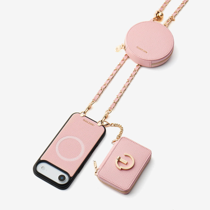 Allure Chainシリーズ - チェーン＆スタンド付きウォレットフォンケース - iPhone 17 Air