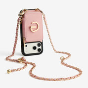 Allure Chain Series- Wallet Phone Case with Chain & Stand