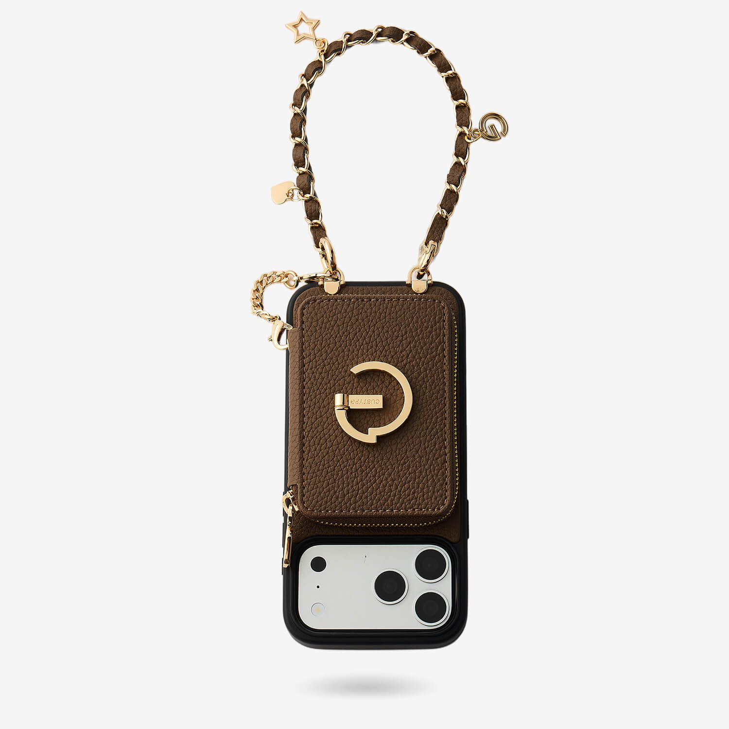 Allure Chain Series- Wallet Phone Case with Chain & Stand