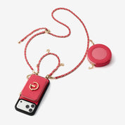 Allure Chain Series- Wallet Phone Case with Chain & Stand