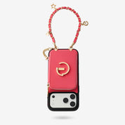 Allure Chain Series- Wallet Phone Case with Chain & Stand