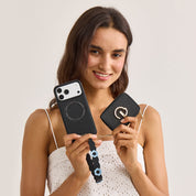 Bloom Pal- Wallet Phone Case with Raised Floral Wristlet