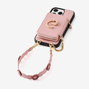 Bloom Pal- Wallet Phone Case with Raised Floral Wristlet