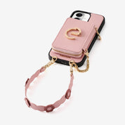Bloom Pal- Wallet Phone Case with Raised Floral Wristlet