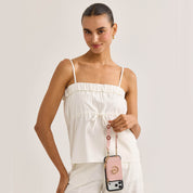 Bloom Pal- Wallet Phone Case with Raised Floral Wristlet