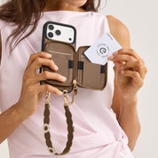 Bloom Pal- Wallet Phone Case with Raised Floral Wristlet