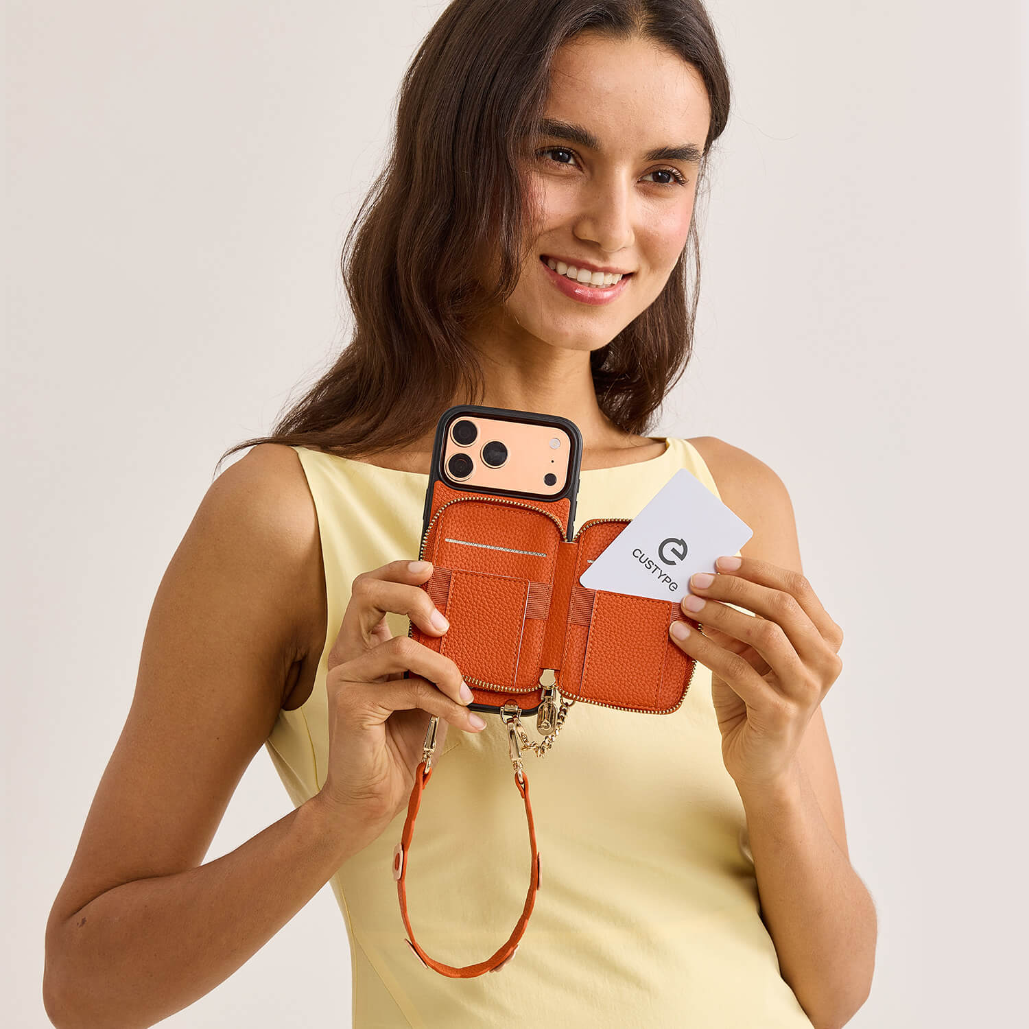 Bloom Pal- Wallet Phone Case with Raised Floral Wristlet