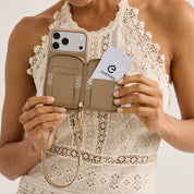 Bloom Pal- Wallet Phone Case with Raised Floral Wristlet