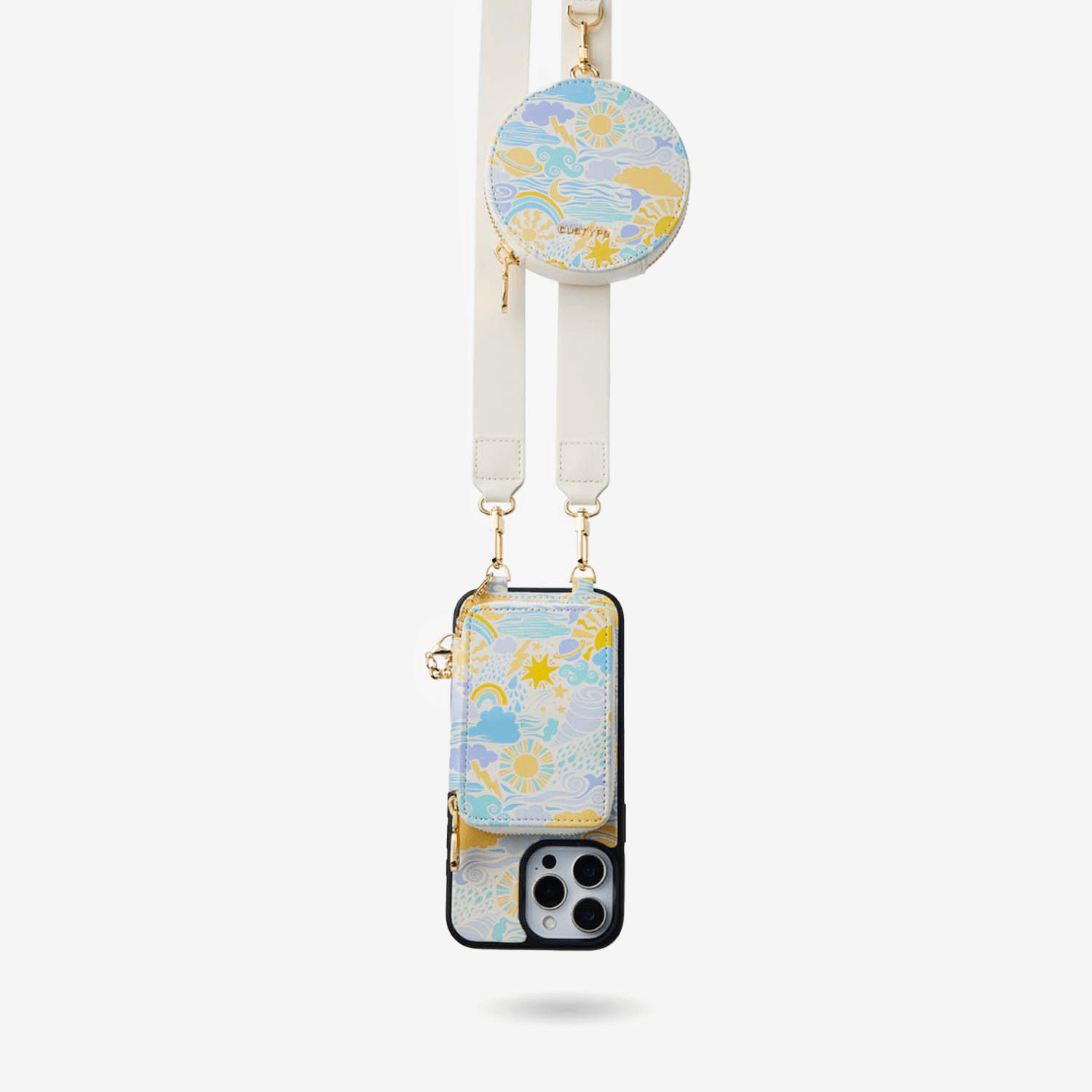 designer phone case with crossbody strap
