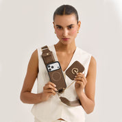 Utility Series- Wallet Phone Case with Utility Crossbody Strap