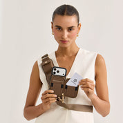 Utility Series- Wallet Phone Case with Utility Crossbody Strap