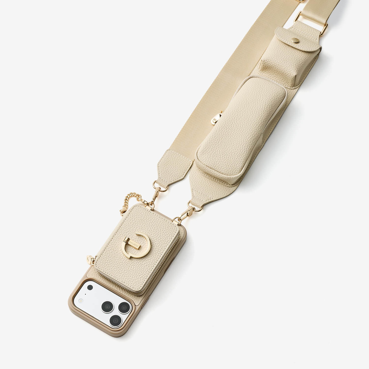 Utility Series- Wallet Phone Case with Utility Crossbody Strap