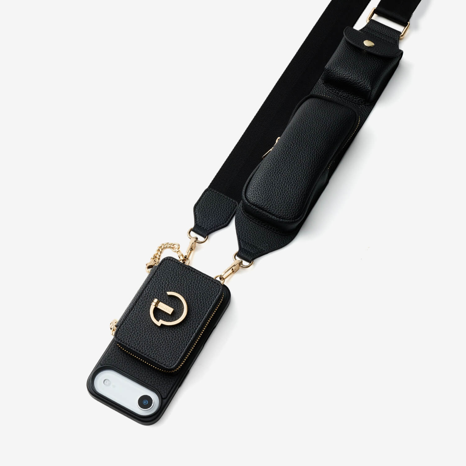 Utility Series- Wallet Phone Case with Utility Crossbody Strap