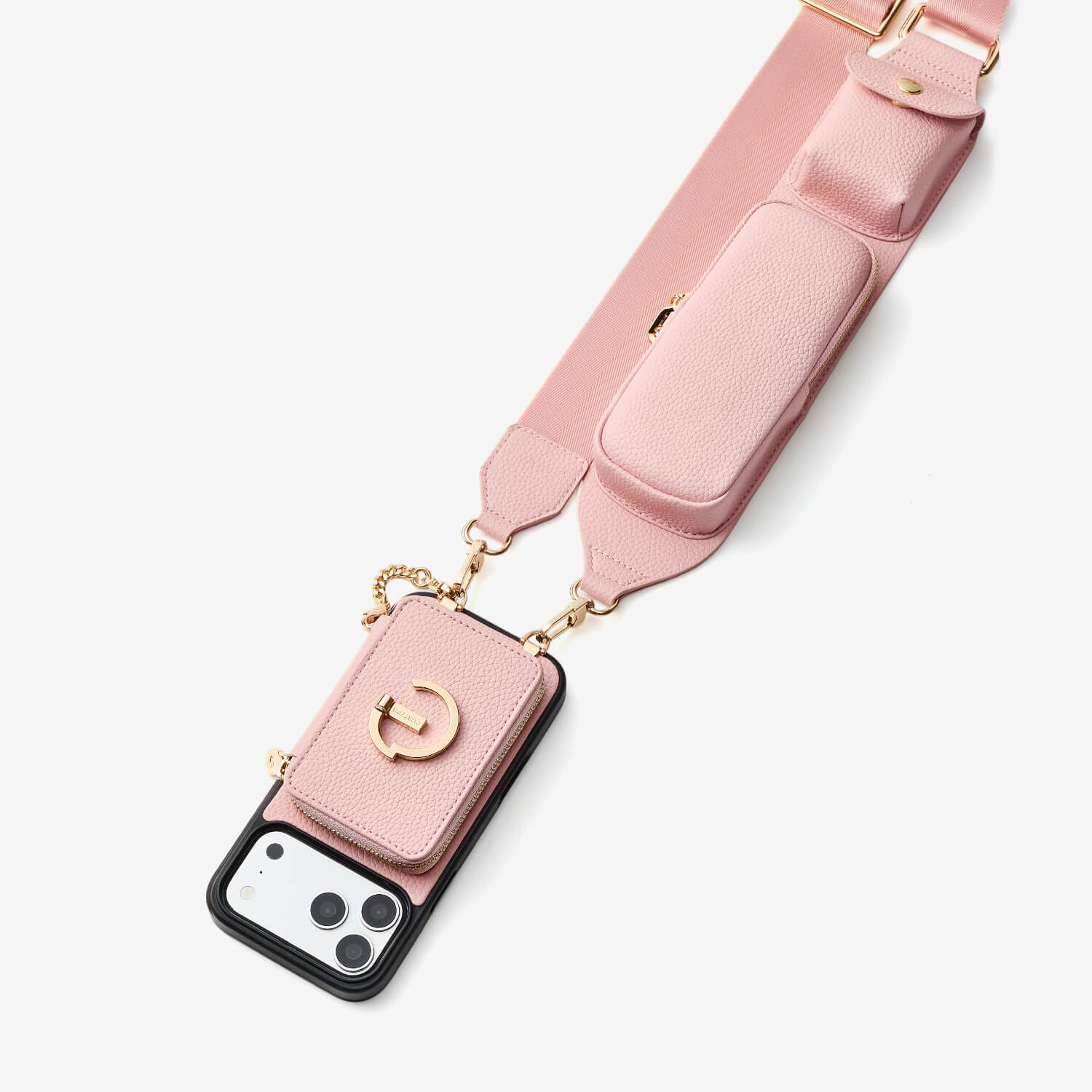 Utility Series- Wallet Phone Case with Utility Crossbody Strap