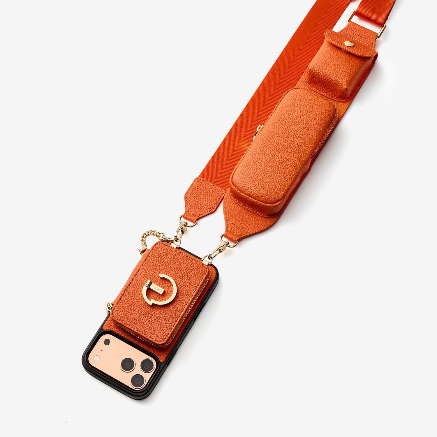 Utility Series- Wallet Phone Case with Utility Crossbody Strap
