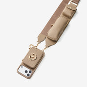 Utility Series- Wallet Phone Case with Utility Crossbody Strap