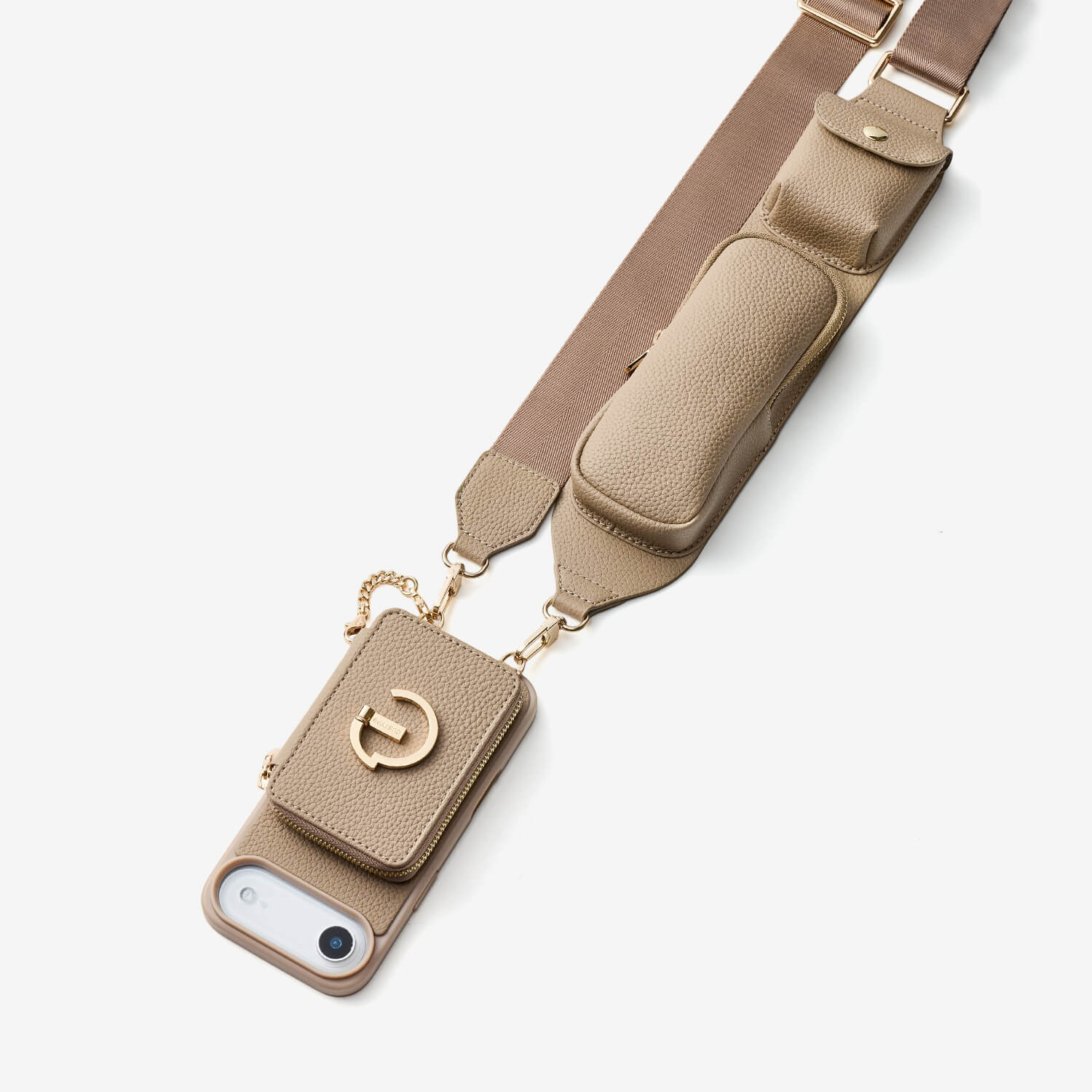 Utility Series- Wallet Phone Case with Utility Crossbody Strap