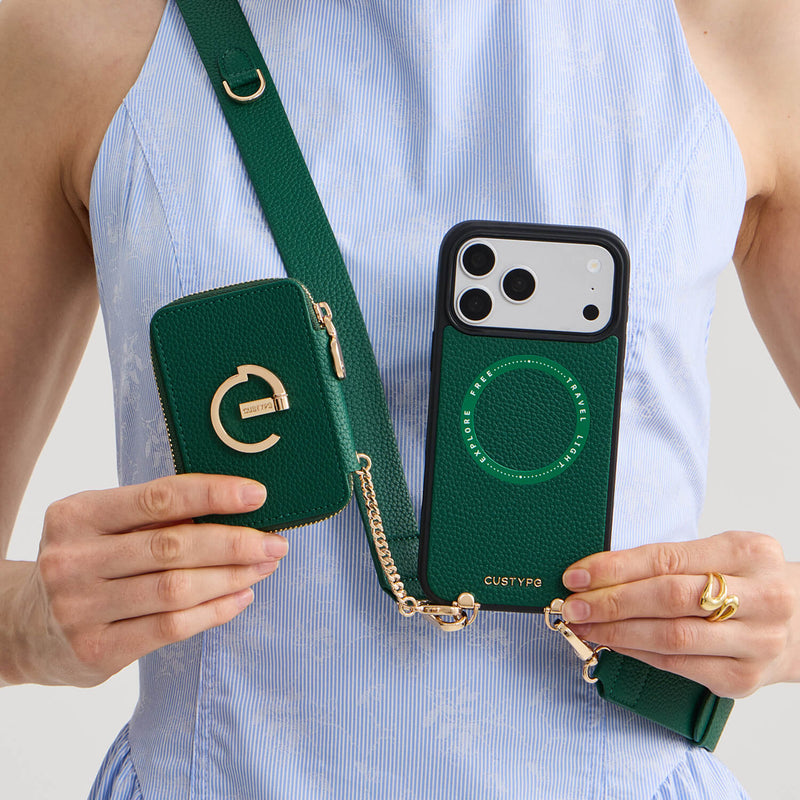 Roam Kit- Detachable Wallet Phone Case with Wide Strap