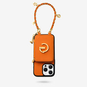 Allure Chain Series-  Protective Wireless Charging Wallet Phone Case with Wristlet