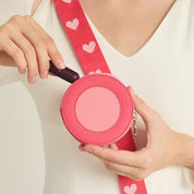 Heart Design Kit- Phone Case with Magnetic Heart Pouch & Webbing Strap-Mobile Phone Cases-DETACHABLE WALLET & PHONE POUCH