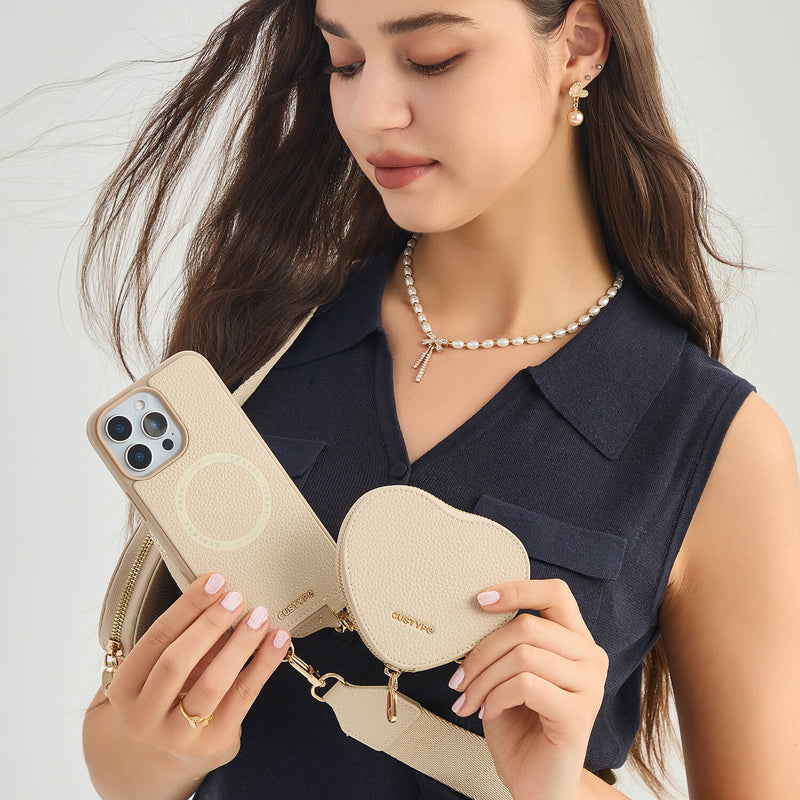 unique iphone cases iphone crossbody case Beige
