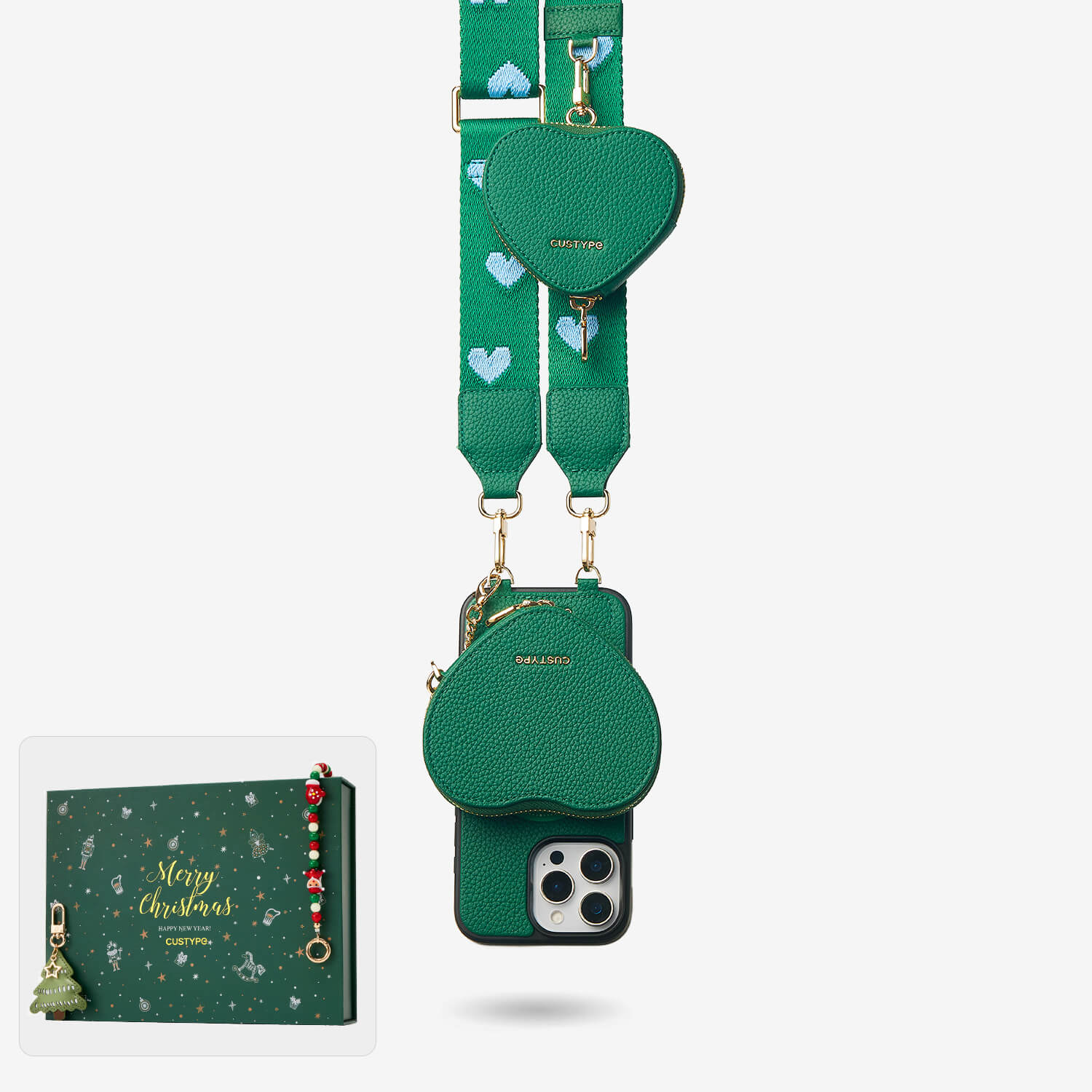 leather phone case with strap
