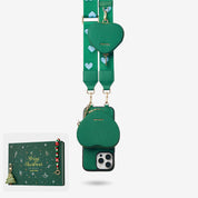 leather phone case with strap
