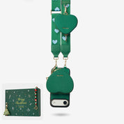 Leather crossbody phone case
