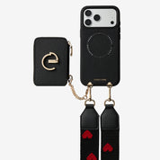 iPhone 17 pro wallet case crossbody phone case With Card Holder