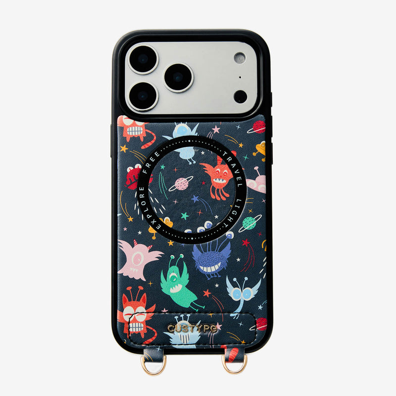 Designer Crossbody Phone Wallet Case with Magnect & Round Pouch – Custype Designer Crossbody Phone Wallet Case with Magnect & Round Pouch – Custype