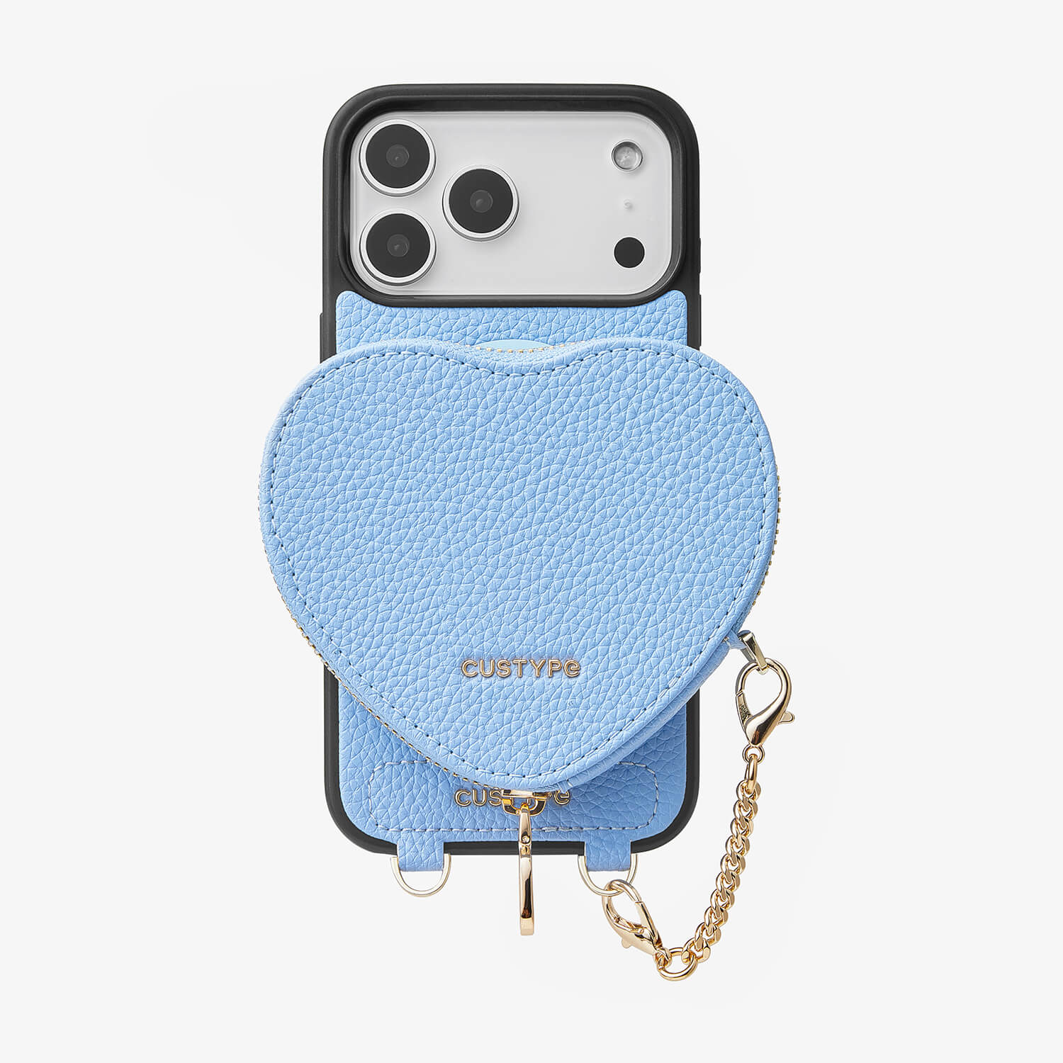 Custype Heart Phone Case for iPhone 17: Crossbody & Wristlet