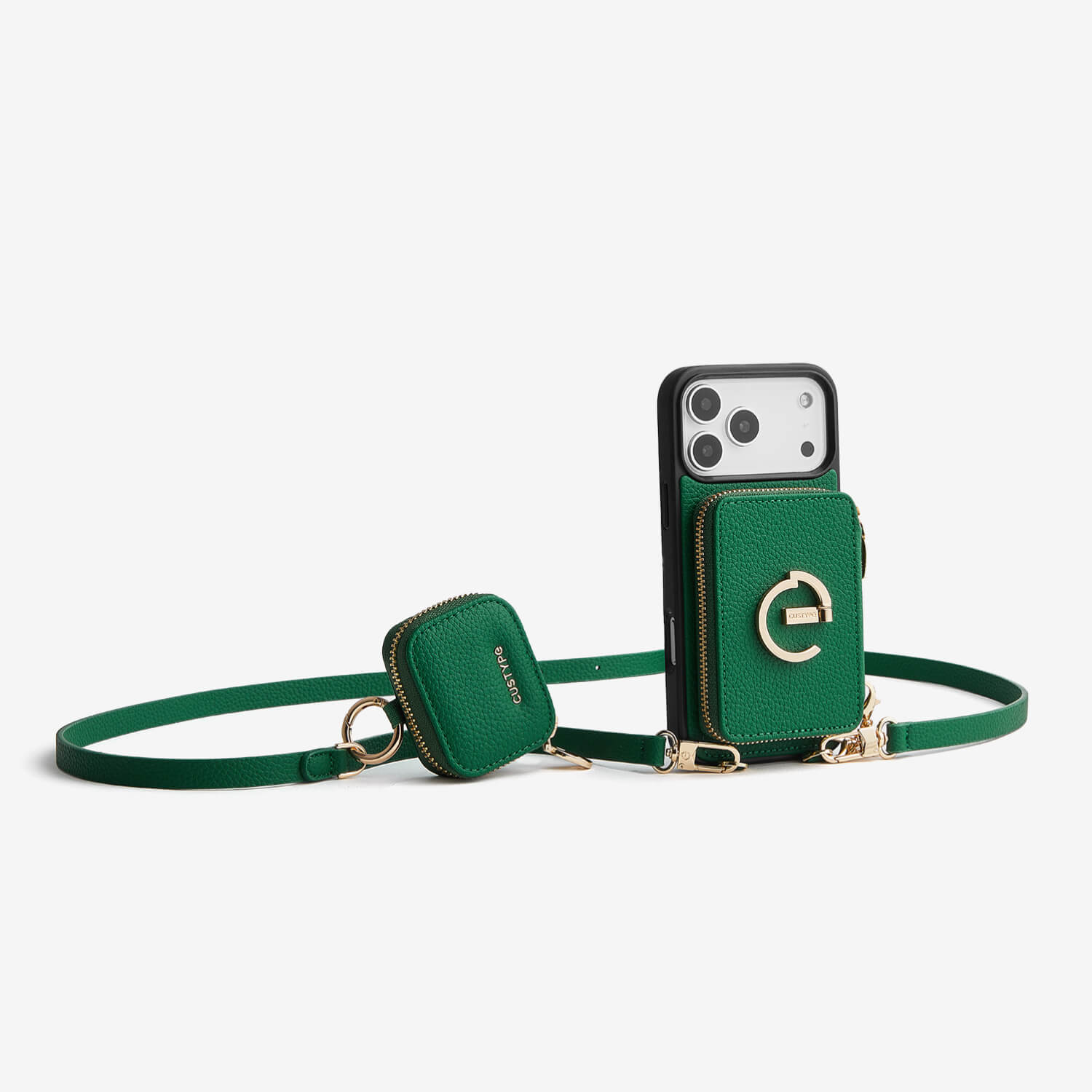 Original Design Set- Removable Wireless Charging Phone Case AirPods Pouch Set-Mobile Phone Cases